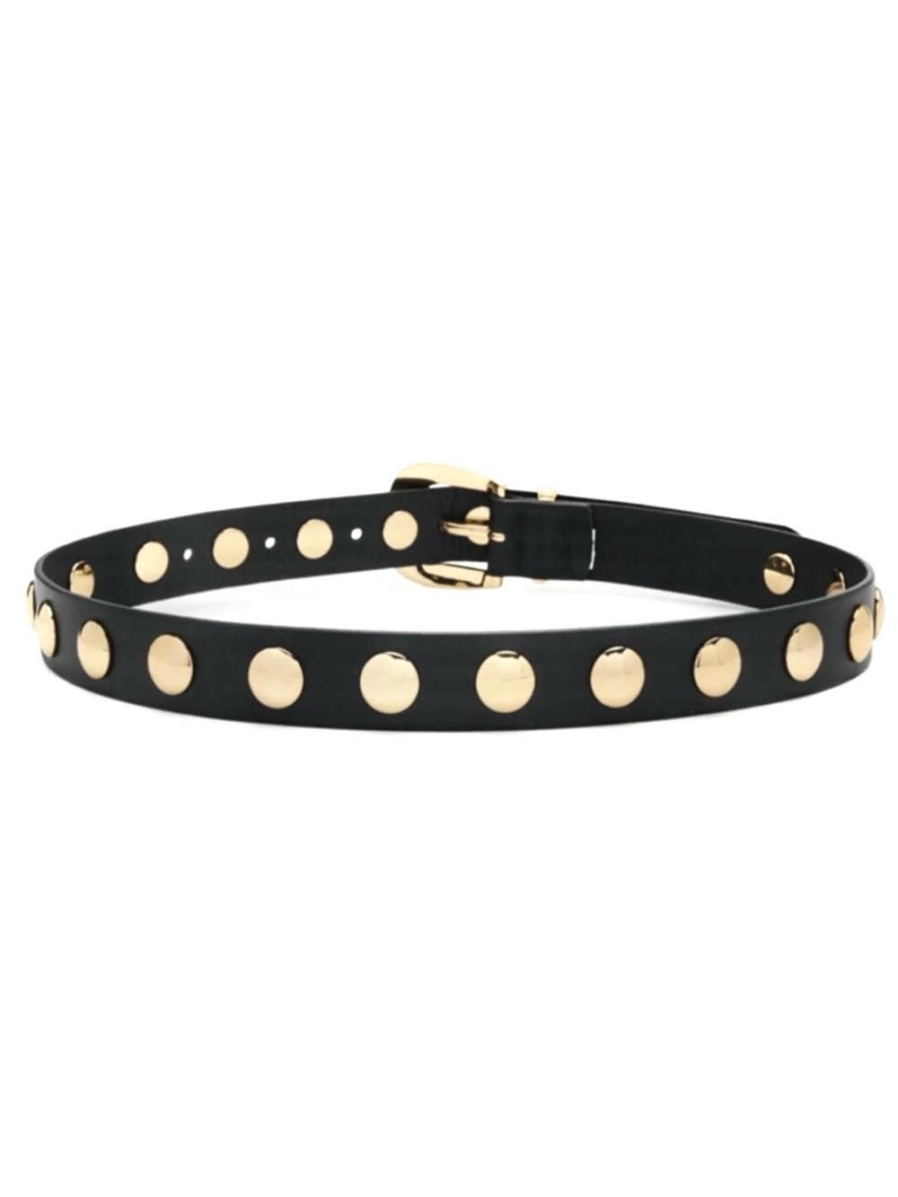 NWT Madewell Women’s Western Belt True Black/Gold Size XS - Picture 3 of 9